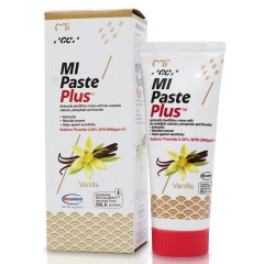 MI Paste Plus Vanilla 1/Pk. Topical Tooth Cream with Calcium, Phosphate and 0.2% Fluoride. 1 Tube